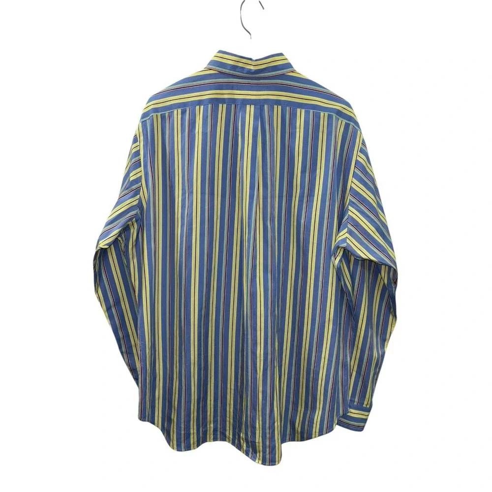 VTG Ralph Lauren Shirt Mens XL Classic Fit Striped Button Down Long Sleeve Prepp